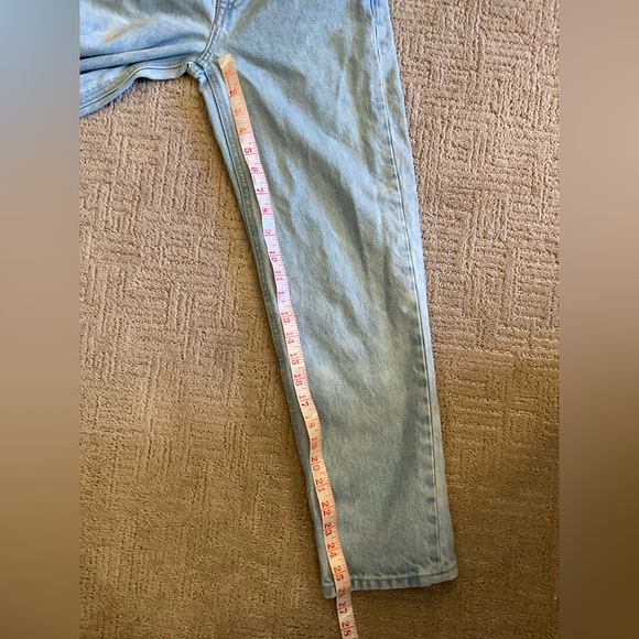 ๐๐ Frank & Oak Patti Straight Leg Cropped Jeans | Size 24 | Light Blue Wash - Picture 10 of 10